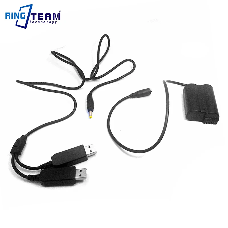 Двойной USB переходник для камер Nikon 1 V1 D7200 D7100 D7000 D810 D810A D800 D800E D850 D750 D610 D600|power coupler|nikon