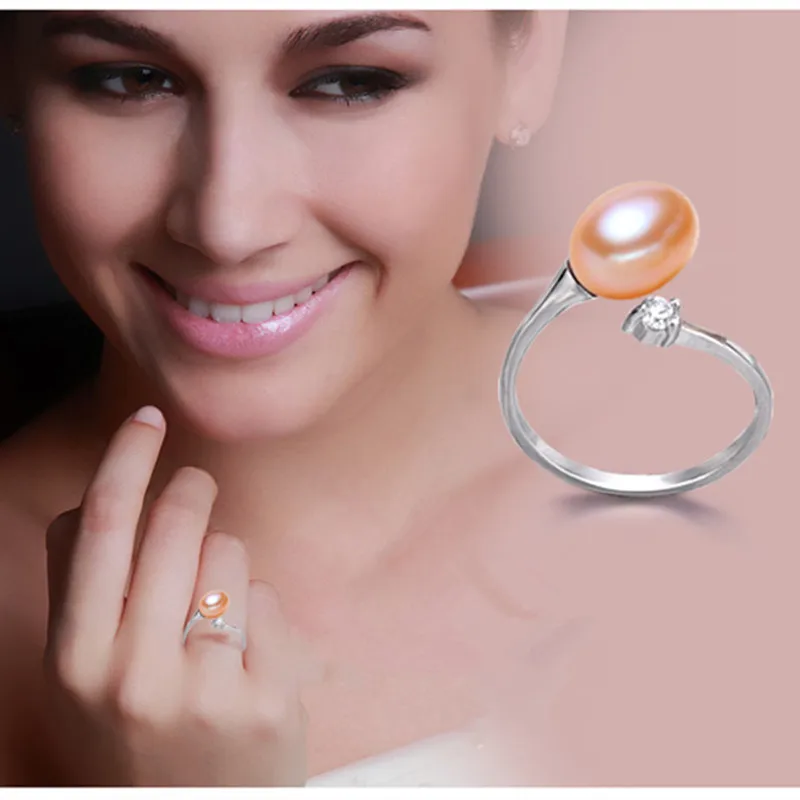 Кольцо с жемчугом NYMPH белое кольцо из натуральной пресной воды модный подарок для
