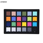 Профессиональная карта 24 цветов тестовая цветная балансировочная карта палитра доска для превосходной цифровой коррекции цвета аксессуары для фотосъемки