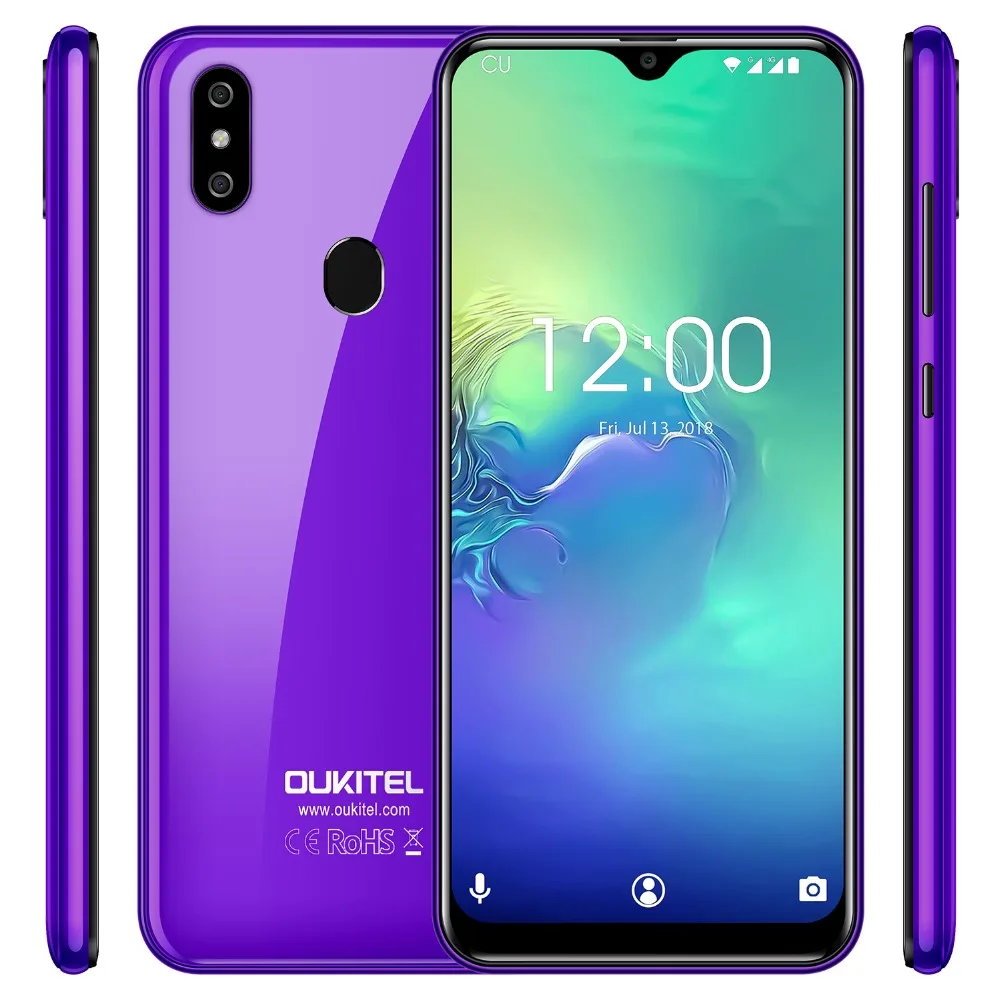 OUKITEL C15 Pro 2 Гб 16 Android 9 0 мобильный телефон 4 ядра отпечатков пальцев уход за кожей