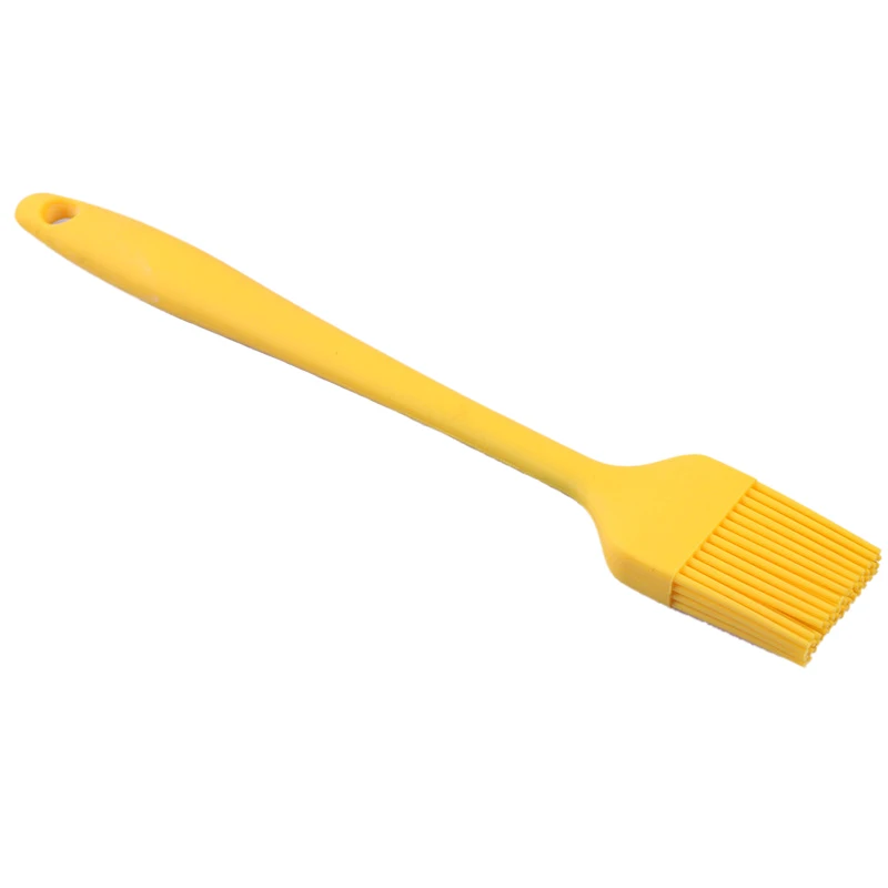 Yellow Unibird 1 шт. силиконовые выпечки Бурш гриль кисти для красок для кухни 21 см с длинной ручкой для приготовления барбекю инструменты - Цвет: Yellow