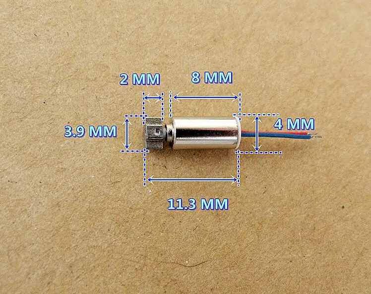 4*8 мм DC полый Кубок вибрирующий двигатель R46 | Строительство и ремонт