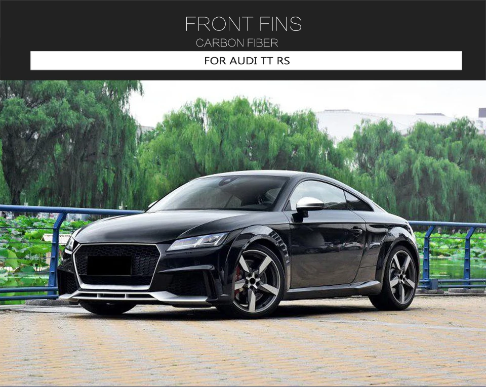 Бампер из углеродного волокна плавники для Audi TTRS 2-купе 2 шт. Запчасти