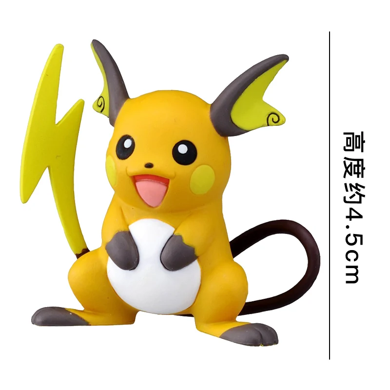 Takara Tomy Pokemon Moncolle-EX Sun Moon 4 см коллекция мини-игрушек рисунок Raichu Новинка в коробке