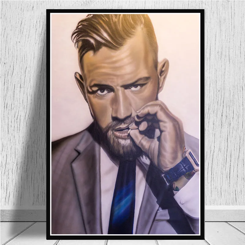 Conor McGregor UFC Boxing Floyd Mayweather художественный постер Картина Настенная картина домашний декор плакаты и принты