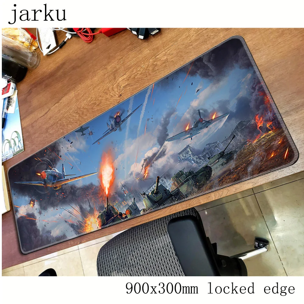 Игровой коврик для мыши war thunder 900x300x2 мм большой высококачественный эргономичный