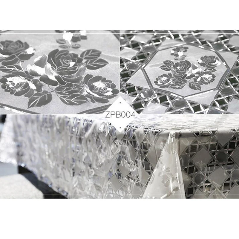 ПВХ Европейский стиль квадратный Скатерть Водонепроницаемый маслостойкая не