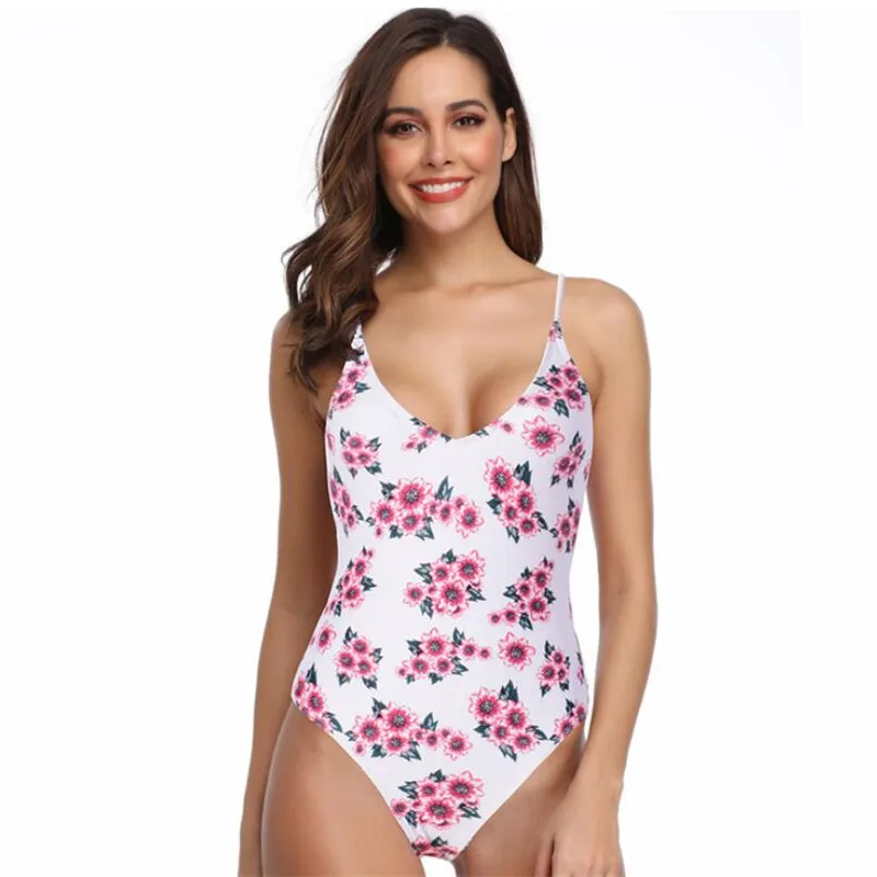 Женский винтажный купальный костюм с пуш ап и перекрестной повязкой на спине