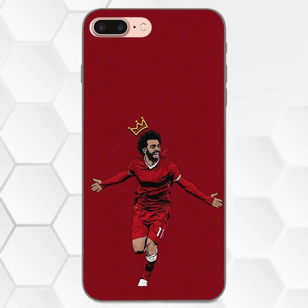 Резиновый черный чехол для телефона Xiaomi Mi Mix Max Note 2 2S 3 5X 6 8 SE A1 Play F1 Mohamed Salah