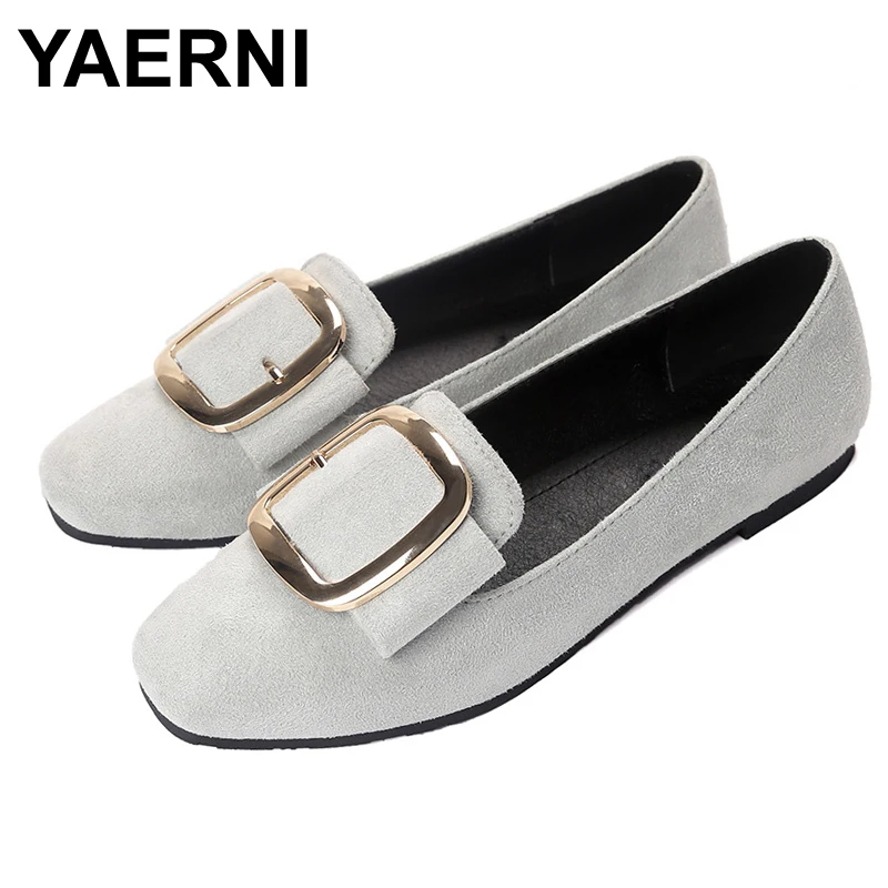 

YAERNI Women's Shoes Pointed Red Colour Flat Top Single Shoes Breathable and Wear resistant Spring/Autumn Ladies Shoes