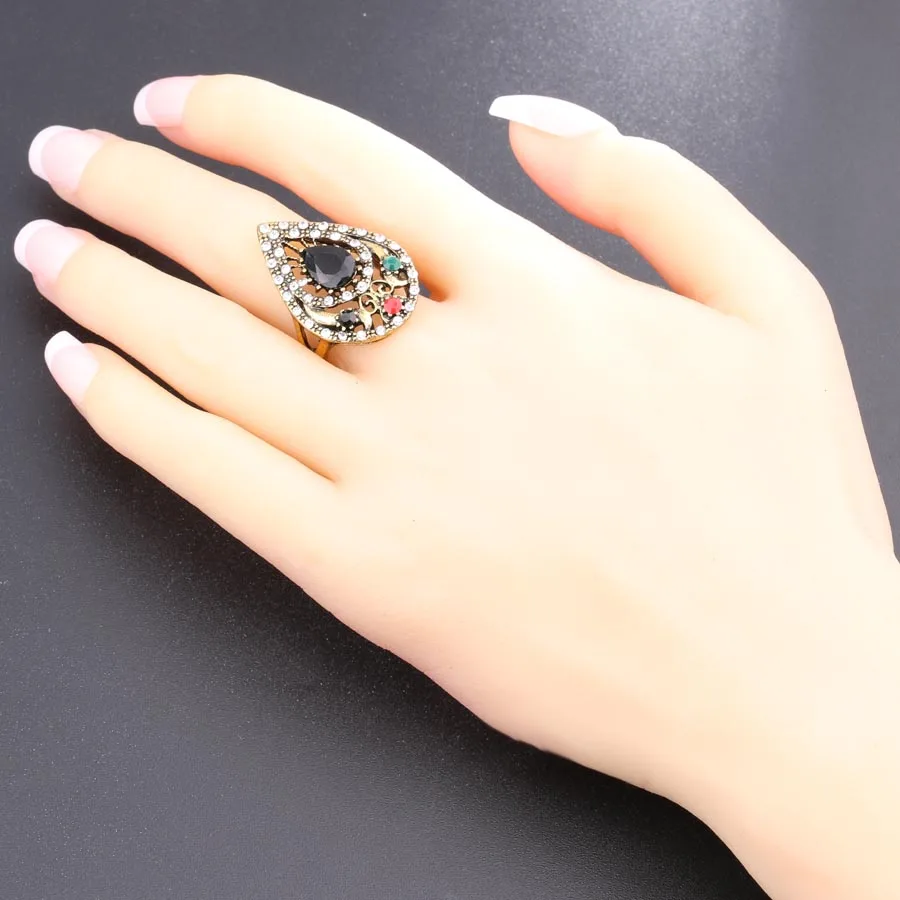 4 шт./лот Популярные винтажные Индийские Ювелирные наборы для женщин античное