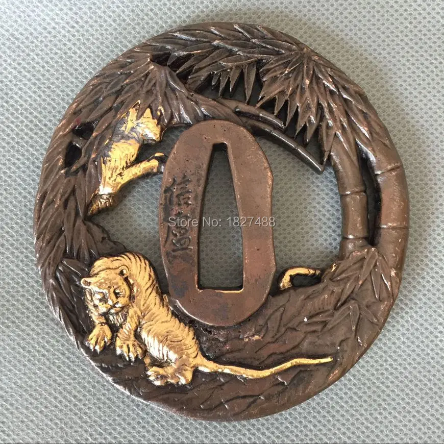 Высококачественный медный защитный аксессуар Tsuba для японского меча катана