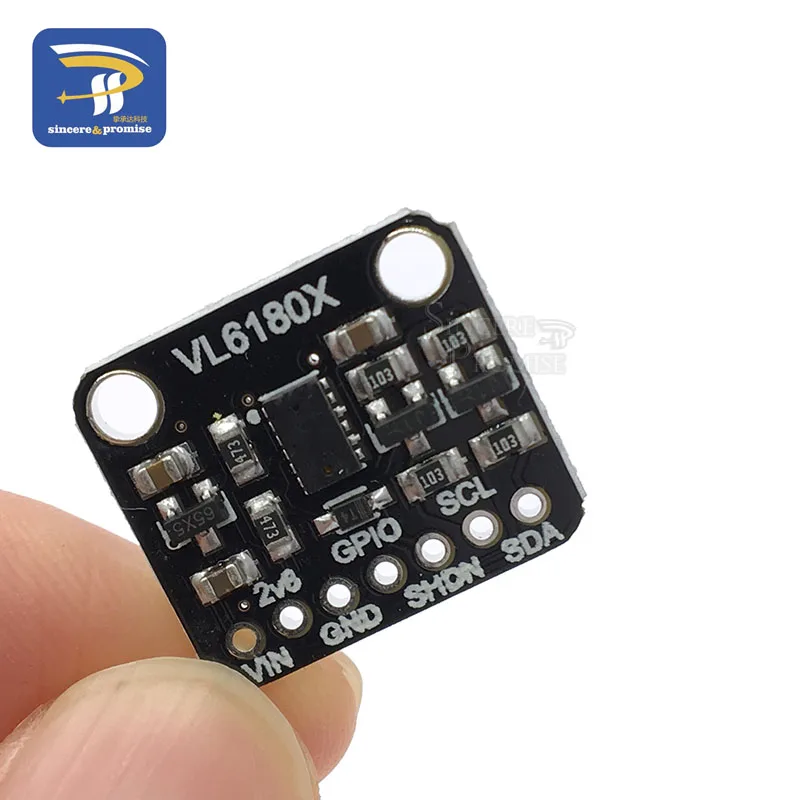 Модуль оптического датчика диапазона VL6180 VL6180X для интерфейса Arduino I2C 3 В 5