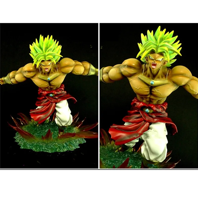 Dragon Ball Z Saiyan сын Goku vegeta VS Broli сцена битвы Статуя Фигурка Коллекционная модель Giocattolo G2292