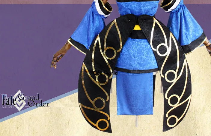 Fate EXTELLA CCC FGO большой заказ тамамо no Mae синие Топы платье кимоно юката Униформа