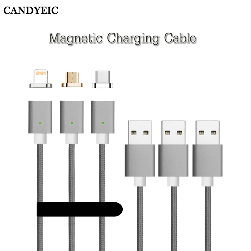 Micro USB Магнитный кабель для samsung Galaxy A9 A8 S10 S9, магнитный адаптер для iPhone XS Max XR 8 7 6s плюс 5S SE зарядный кабель