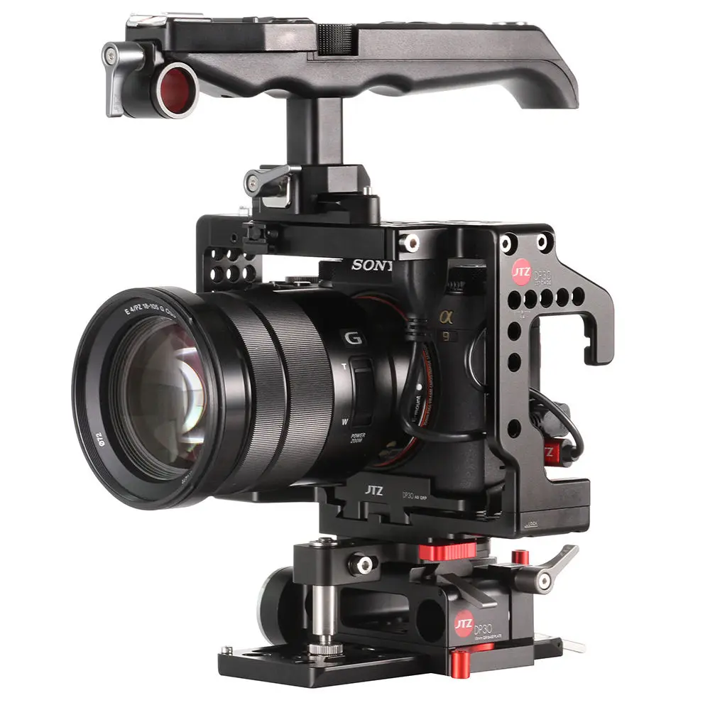 Штатив для видеокамеры JTZ DP30 с ручкой SONY A9 A7III A7RIII A7SIII|handle rig|video cagecamera video cage |