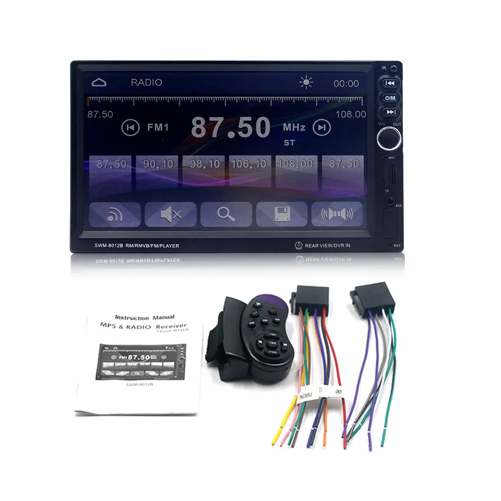 2 DIN в тире автомобиля Радио 7 &quotСенсорный экран Авто аудио mp5 плеер MP3 MP4 Bluetooth USB SD