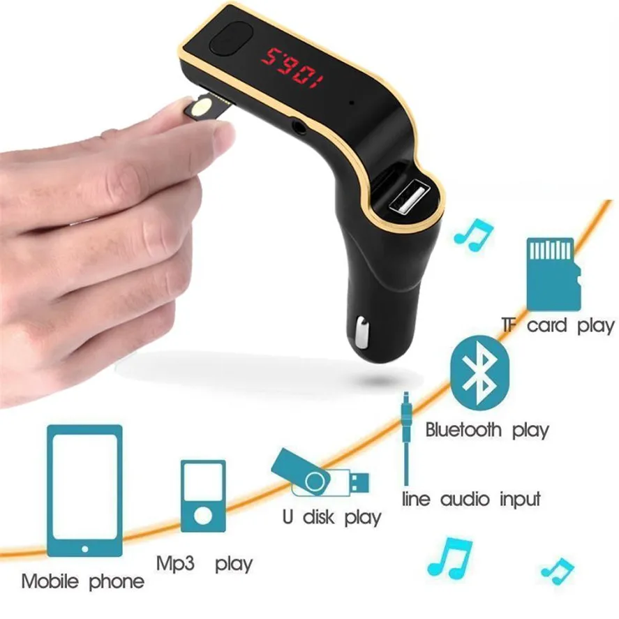 Новый Автомобильный MP3-плеер Bluetooth 1 шт. высокое качество универсальный