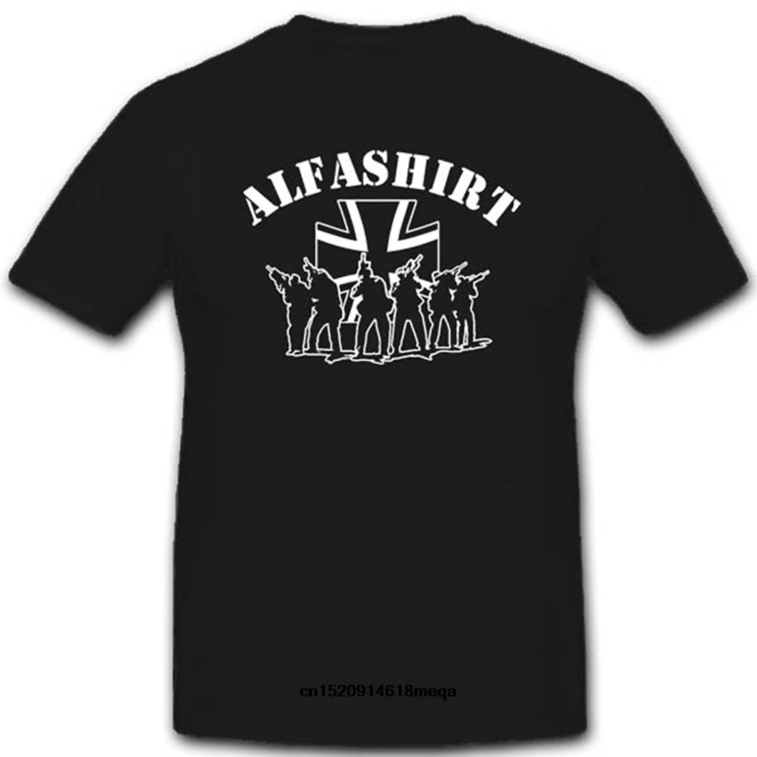 Забавные футболки команда спецназа Бундесвер KSK солдат Alfashirt Fanshirt Железный крест