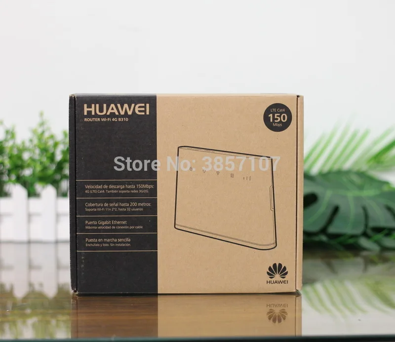 Разблокированный высокоскоростной Wi Fi роутер Huawei B310S 22 LTE Cat4 150 Мбит/с 4G + 2