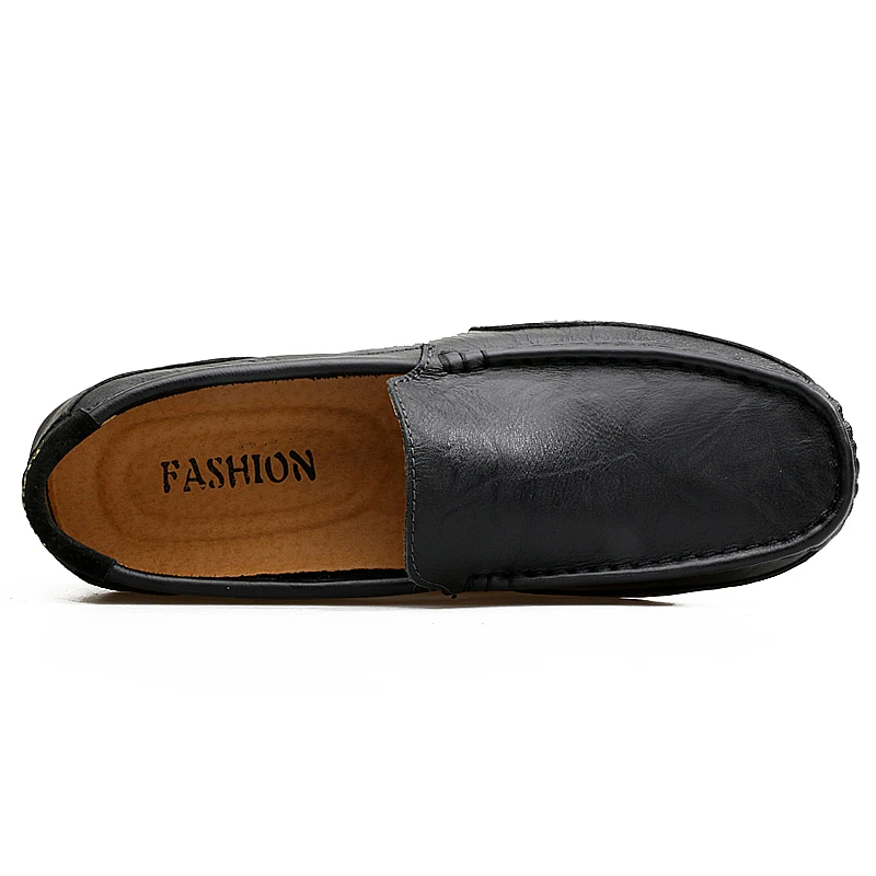 Летние лоферы из натуральной кожи Мужская Спортивная обувь mocassim masculino adulto sabot homme