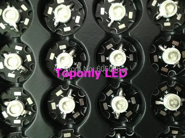 Высококачественный зеленый светодиодный Диод 5 Вт с радиатором сверхъяркий 300-320