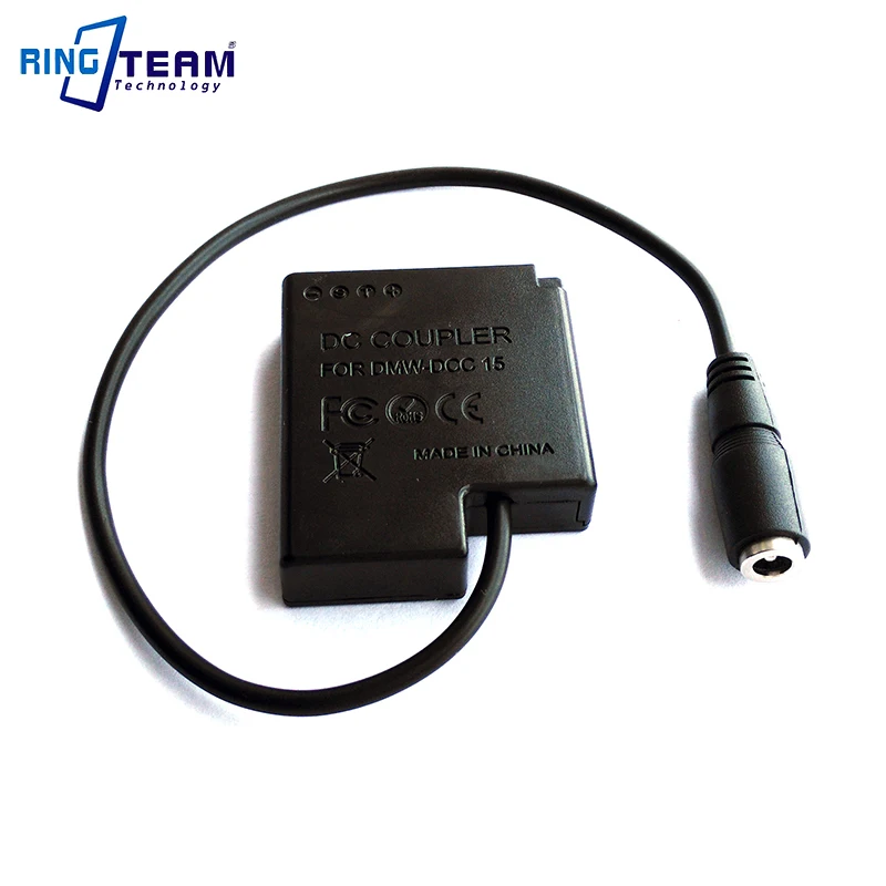10 шт./лот DMW BLH7 батарейный DCC15 DC муфта для камеры Panasonic Lumix DMC GM1 GM5 GF7 GF8|battery coupler|batteries
