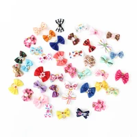 2050100 pcs handmade pet grooming accessories products dog bow 6011026 hair little flower bows for small dogs charms gift