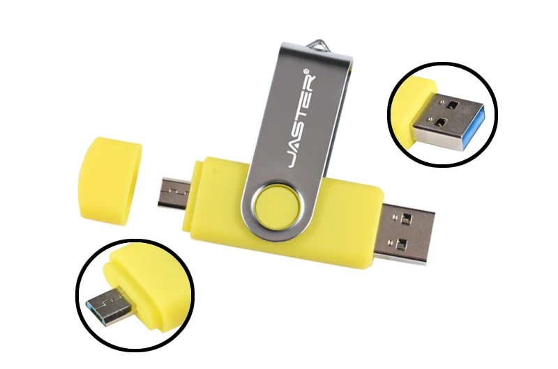 Вращающаяся флеш-накопитель OTG 32 ГБ 16 ГБ 8 ГБ USB флеш-накопитель Micro memory stick для android phone tablet PC notebook