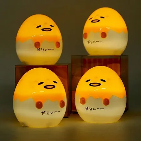 Новинка питается от батареи светодиод желток Night Light Симпатичные Яйцо лампа