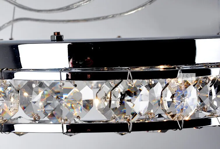 Европейская овальная хрустальная люстра Минималистичная Люстра для ресторана