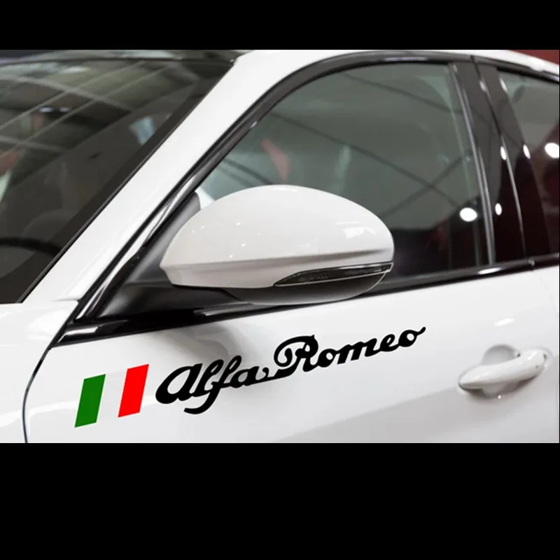 1 комплект/2 шт. новый флаг Alfa Romeo из Италии автомобильная боковая эмблема значок