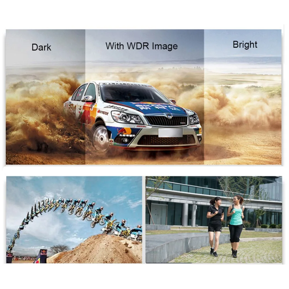 Car Dvr 4 Inch Auto Camera Dual Lens FHD 1080P Dash Cam Video Recorder With Rear View Camera Registrator Night Vision DVRs
