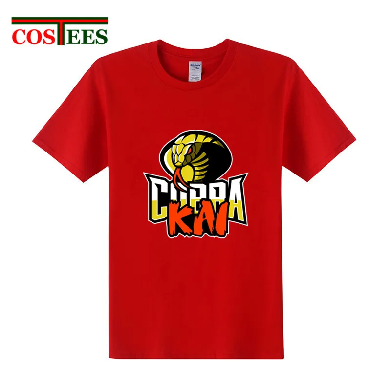 2019 Vestido De Verano Кобра Кай футболка для мужчин каратэ детская Strike первого удара