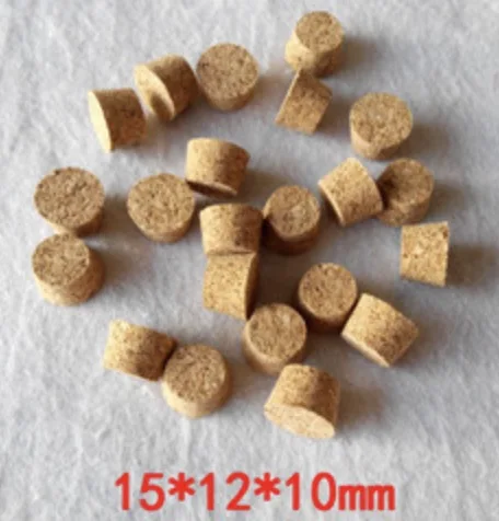 Деревянные пробковые заглушки для бутылочек 50 шт