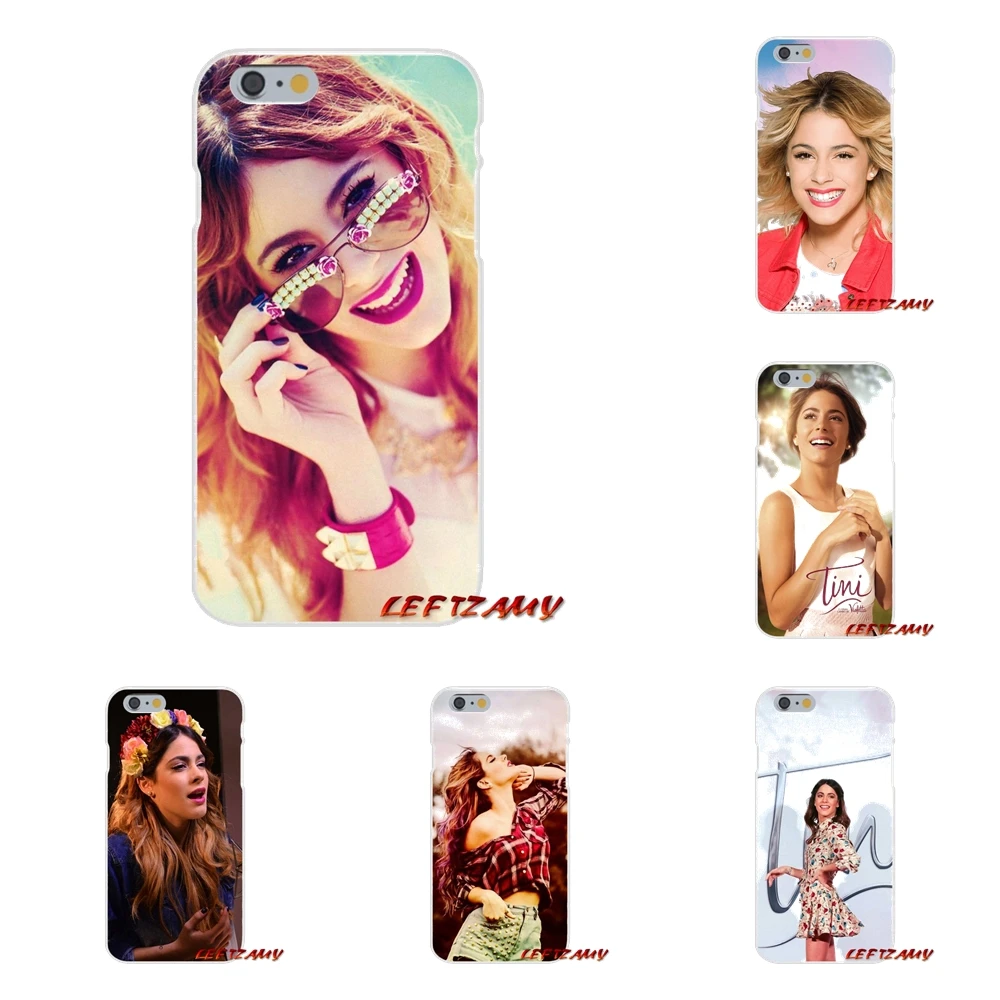 Аксессуары телефон оболочки охватывает Виолетта Martina Stoessel для iPhone X 4 4S 5 5S 5C SE 6 S 7