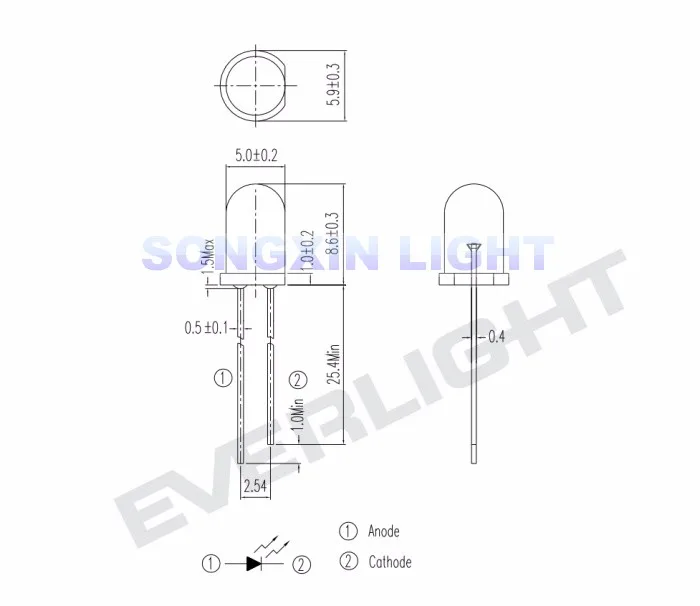 200 шт. светодиодная лампа 3/4 нм 5 мм|led diode 5mm|led diodeinfrared led |