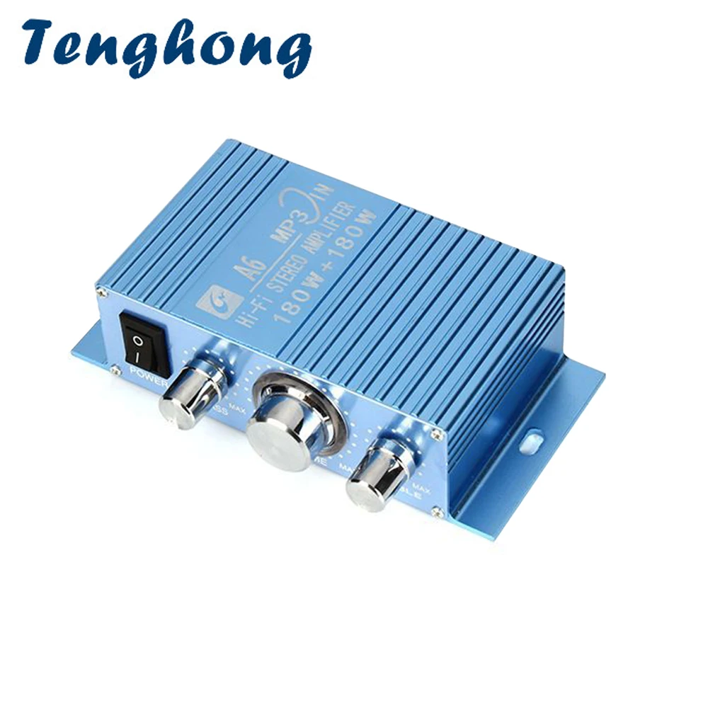 Аудиоусилитель Tenghong TDA7056 40 Вт * 2 0 каналов Hi-Fi стерео готовый усилитель мощности 12