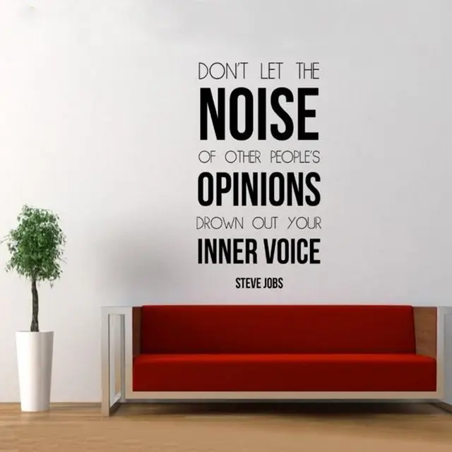 Вдохновляющие цитаты не позволяют шуму других людей утонуть внутренний голос