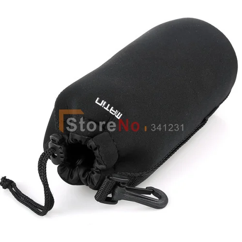 100% новый 4 шт. S + M L XL неопреновый объектив для камеры DSLR мягкий чехол Canon Nikon Sony Pentax