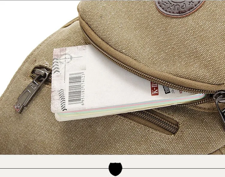 Стиль женский рюкзак унисекс нагрудные сумки маленький холщовый рюкзак для женщин и мужчин Дорожная сумка PT989