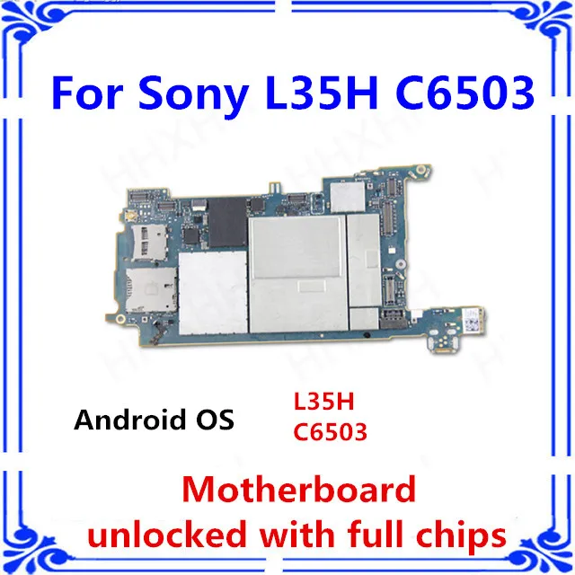 Разблокированная Логическая плата для Sony Xperia ZL L35H C6503 материнская установленная