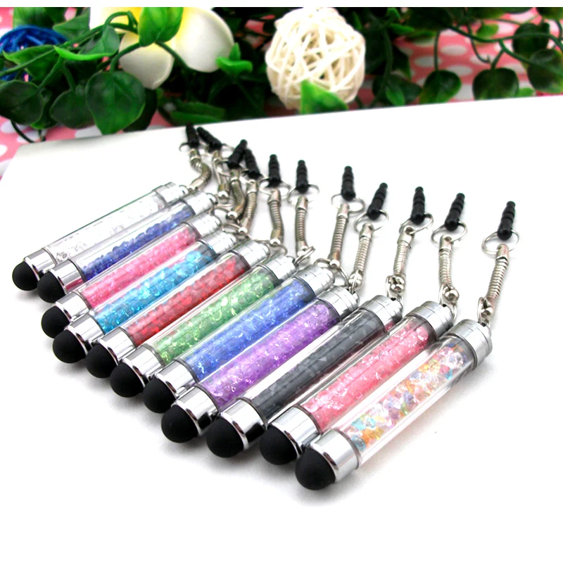 30 шт./лот новинка модный Кристальный стилус для мобильного телефона iPhone 6 4S 5G 5S + 3 5