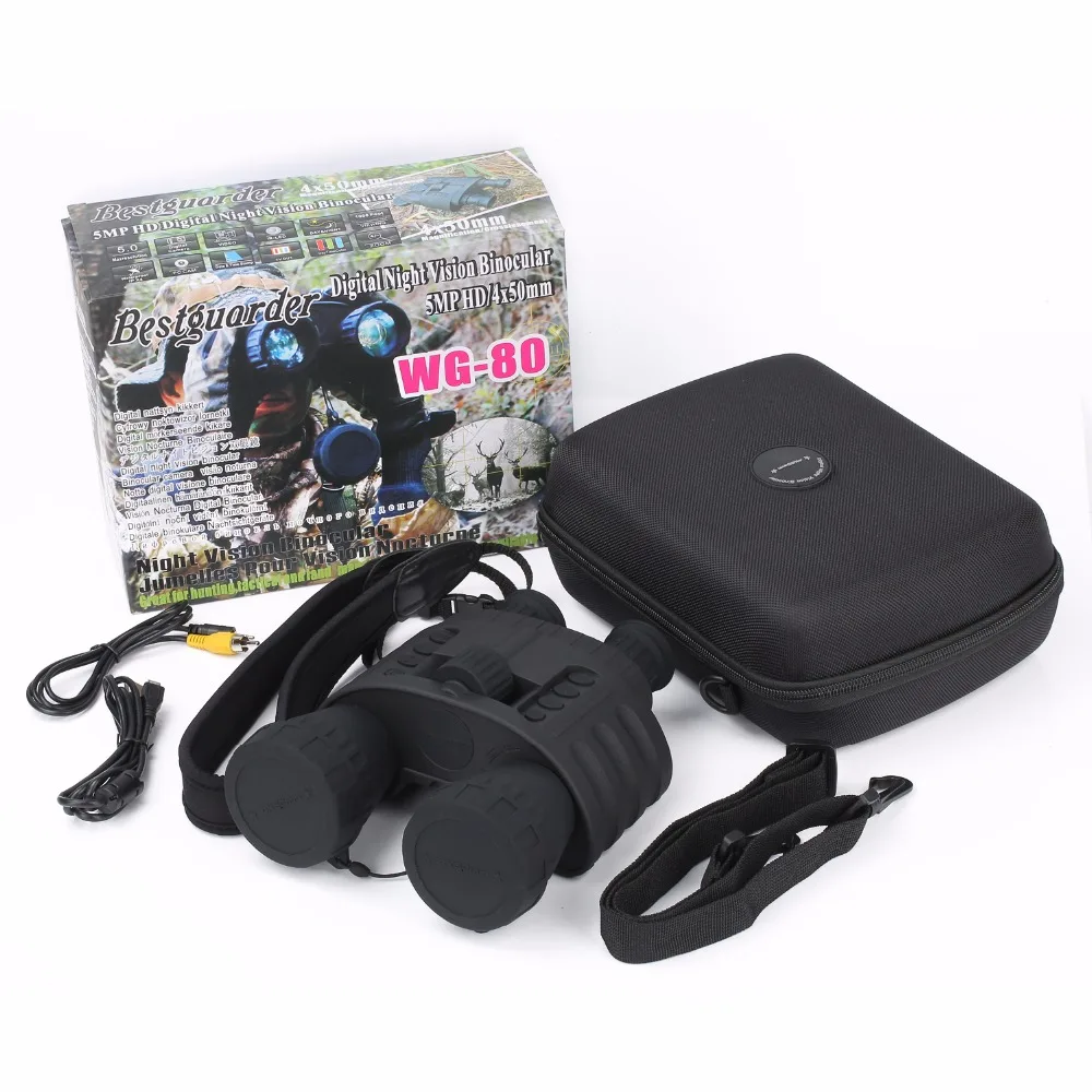 Бинокль для охоты 300 м GPS HD 720 P ИК видение ночной бинокль телескоп 4X50 зум 1 5 дюйма