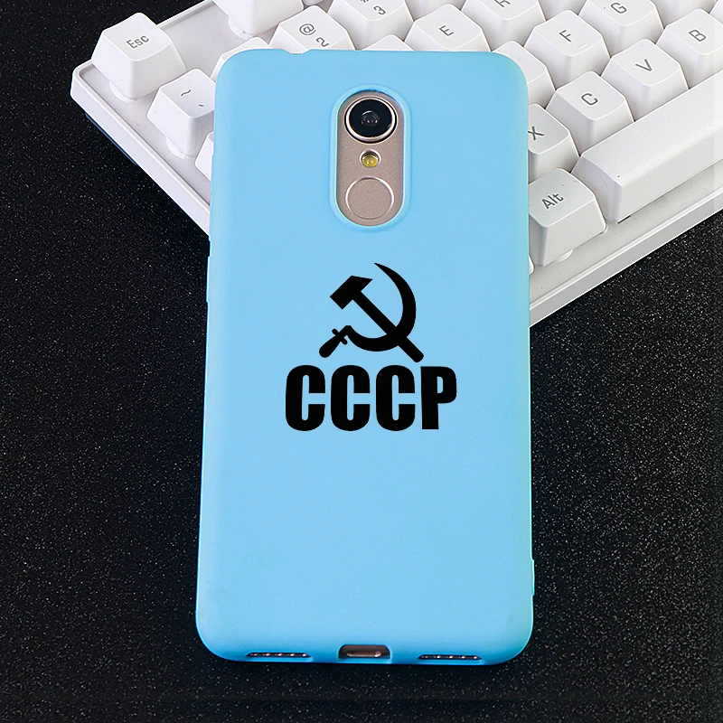Чехол для телефона Xiaomi Redmi Note 6 MIX 2 3 S 8 SE Youth Max 4x5 A Pro Чехлы буквы CCCP мягкие