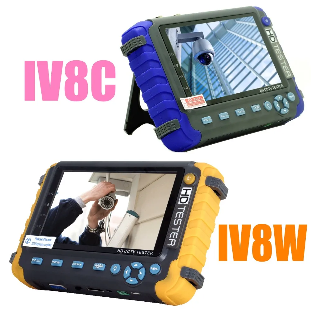 Модернизированный HD CCTV Тест er IV8W IV7W 5MP 4MP AHD TVI CVI CVBS аналоговая камера безопасности тест er монитор с PTZ UTP кабель тест
