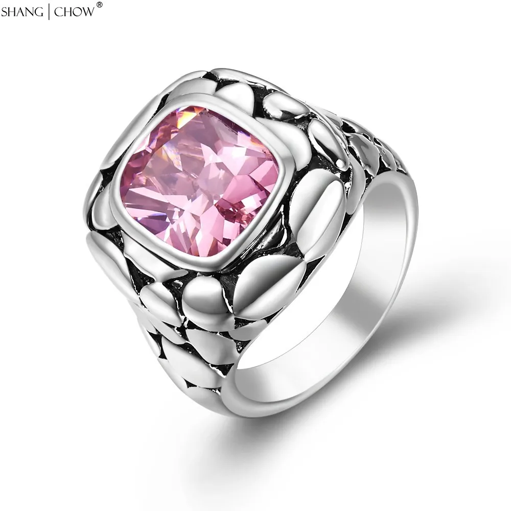 

Женское Винтажное кольцо из стерлингового серебра 925 пробы с розовым Kunzite, подарок на день рождения и вечеринку, R1258