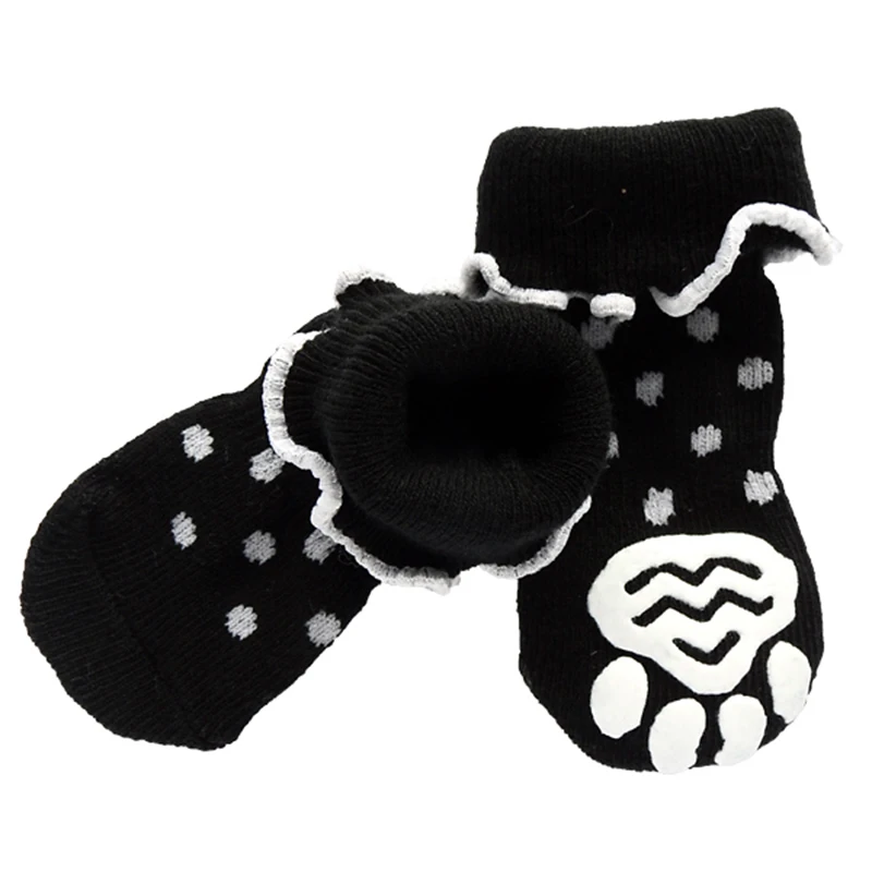 Зимние теплые носки для домашних животных щенков пудель Йорк вязаные 100%