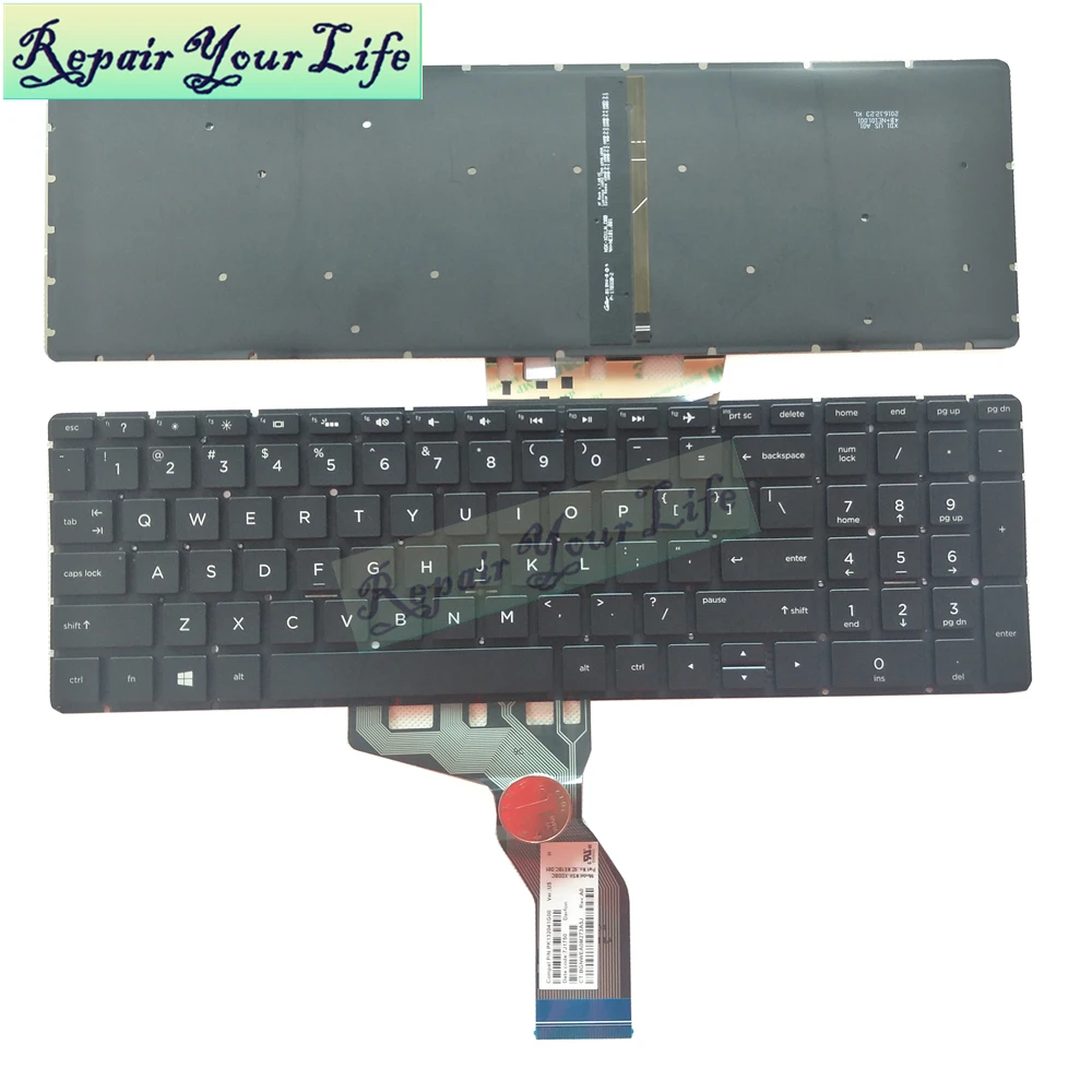 15-BS English laptop Backlit keyboard for HP Pavilion 15T-BS 15-BW 15-CK 250 255 G6 15-BS535TU BS780CL US keyboards PK132041G00